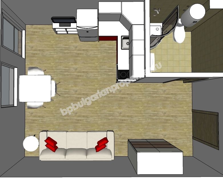Ново мебелирано студио за продажба близо до плажа в курорта Бяла Ново мебелирано студио за продажба близо до плажа в курорта Бяла