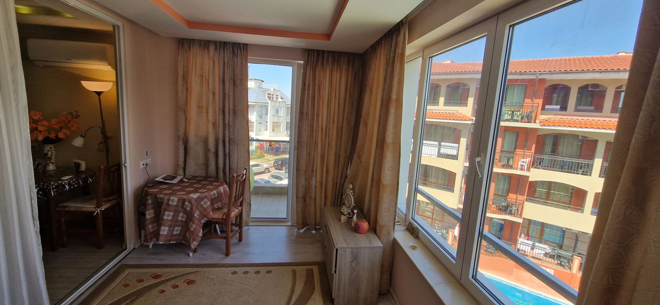 Обзаведен двустаен апартамент на 100 метра от морето в Равда Обзаведен двустаен апартамент на 100 метра от морето в Равда