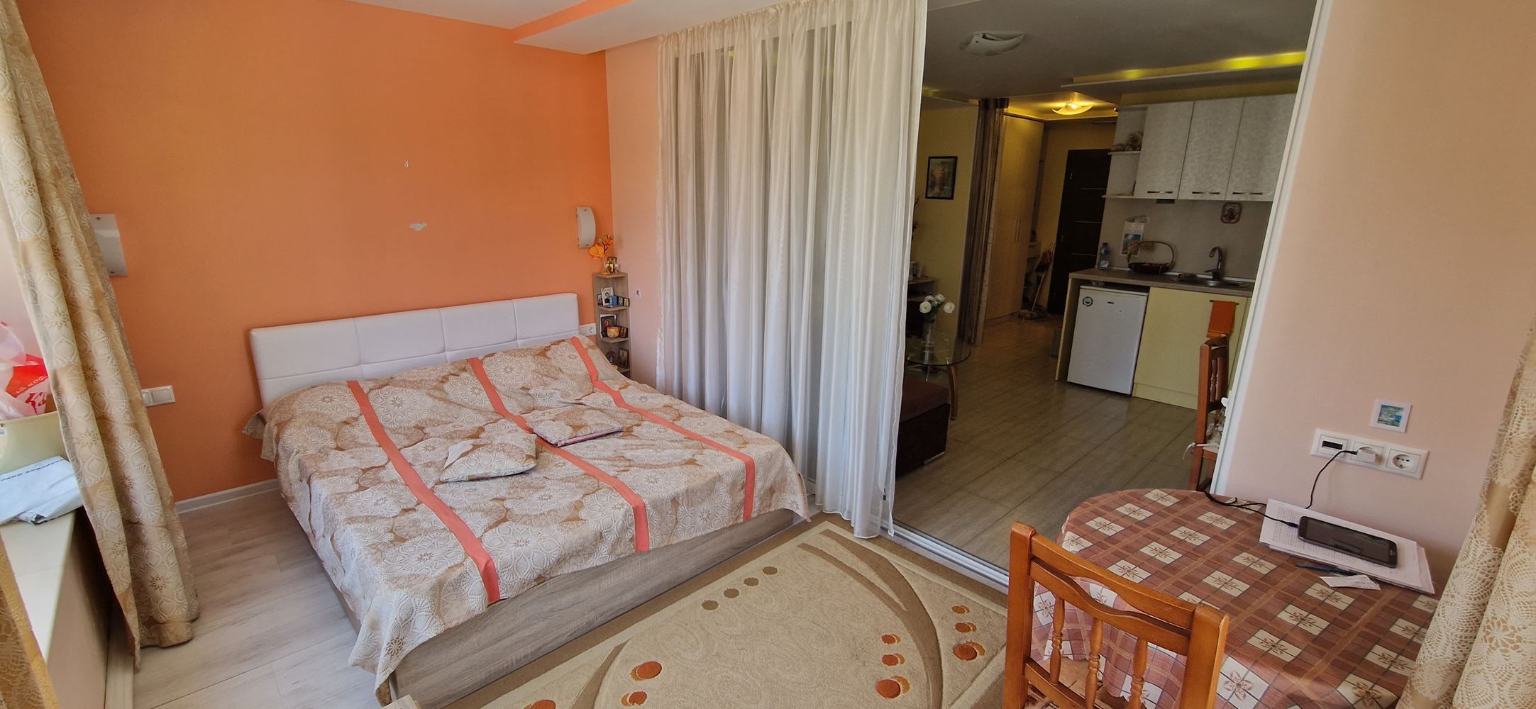 Обзаведен двустаен апартамент на 100 метра от морето в Равда Обзаведен двустаен апартамент на 100 метра от морето в Равда