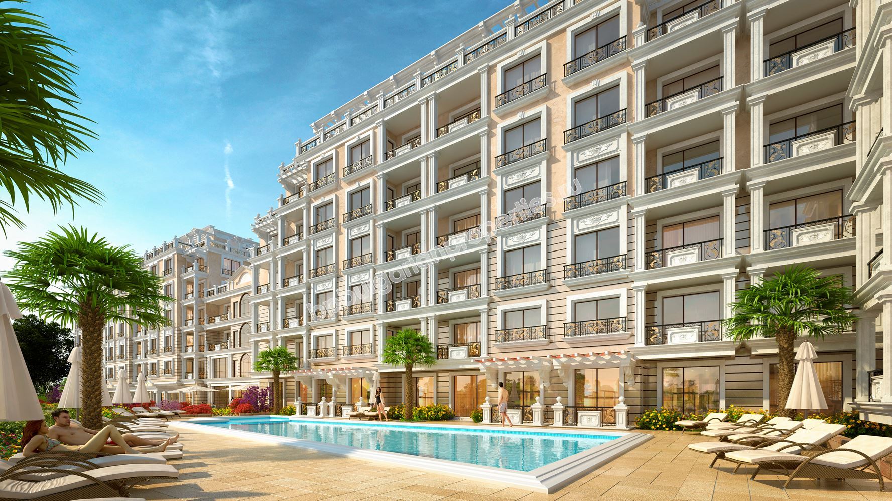 Апартаменти в нов луксозен комплекс на първа линия, Свети Влас Апартаменти в нов луксозен комплекс на първа линия, Свети Влас