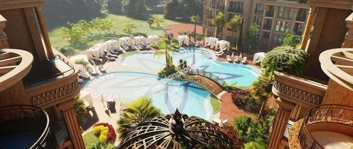 Продажба на имоти в луксозен комплекс в Слънчев Бряг