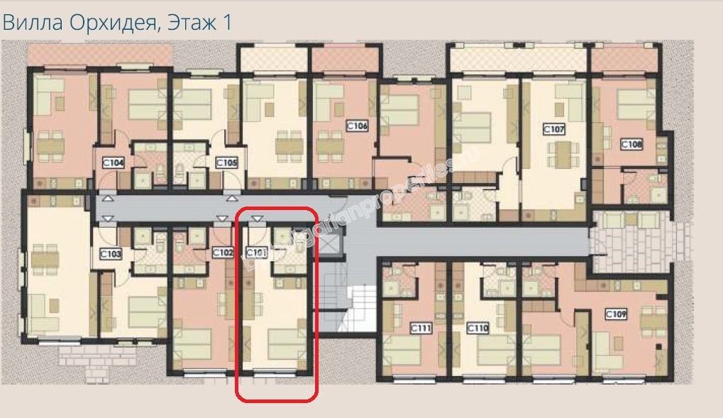 Имот в Созопол. Студио в затворен комплекс близо до плажа