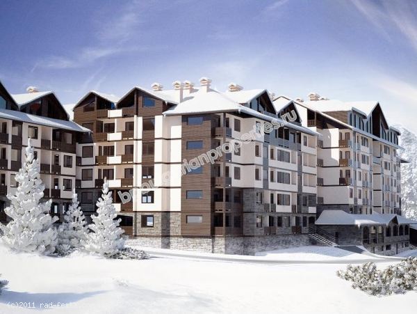 Тристаен мебелиран апартамент за продажба в комплекс в ски курорта Боровец