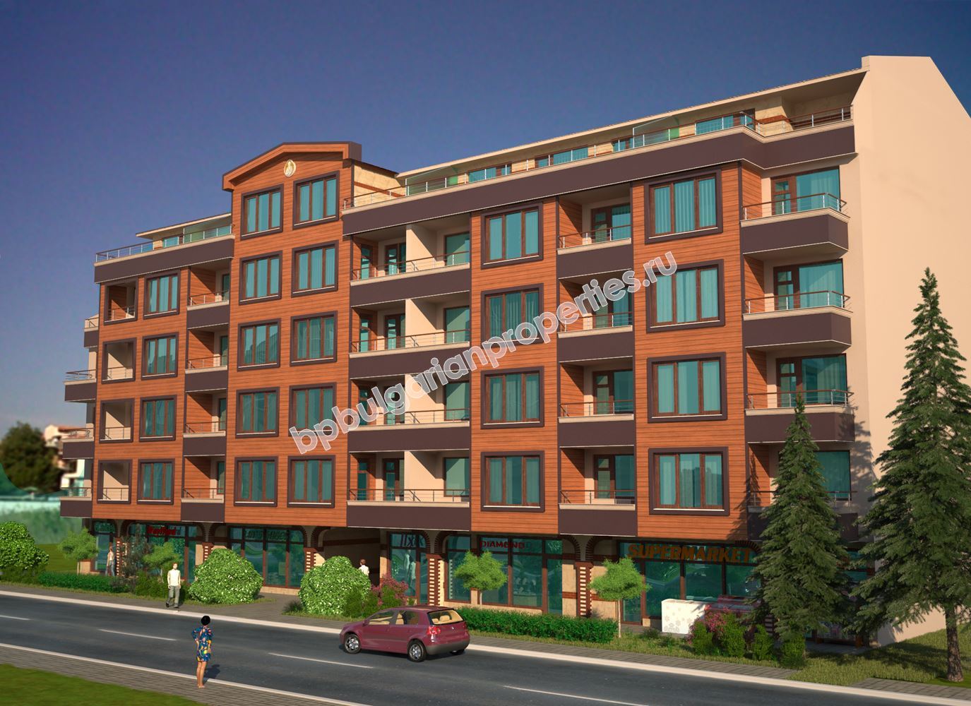 Нов проект - луксозна жилищна сграда в централната част на Бургас