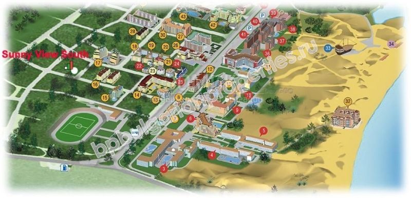 Двустаен апартамент за продажба в Слънчев Бряг