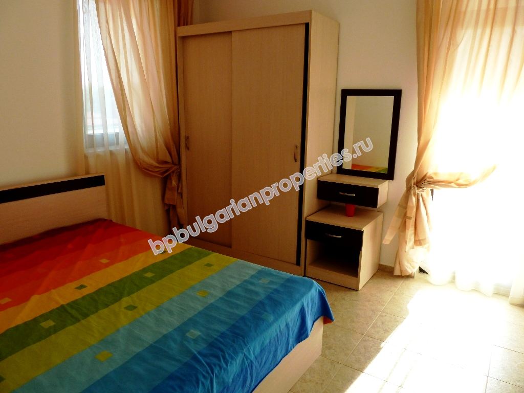 Мебелиран едноспален апартамент за продажба близо до плажа в Слънчев Бряг