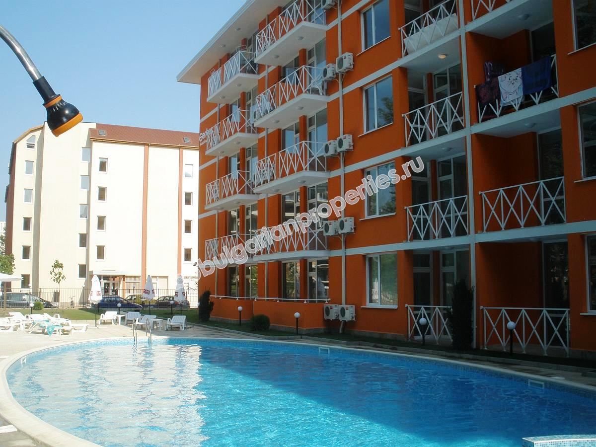 Евтино ново студио с бонус кухня за продажба в курорта Слънчев Бряг