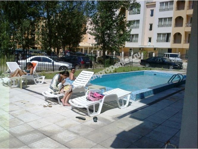 Нов двустаен апартамент без годишна такса поддръжка за продажба в Слънчев Бряг