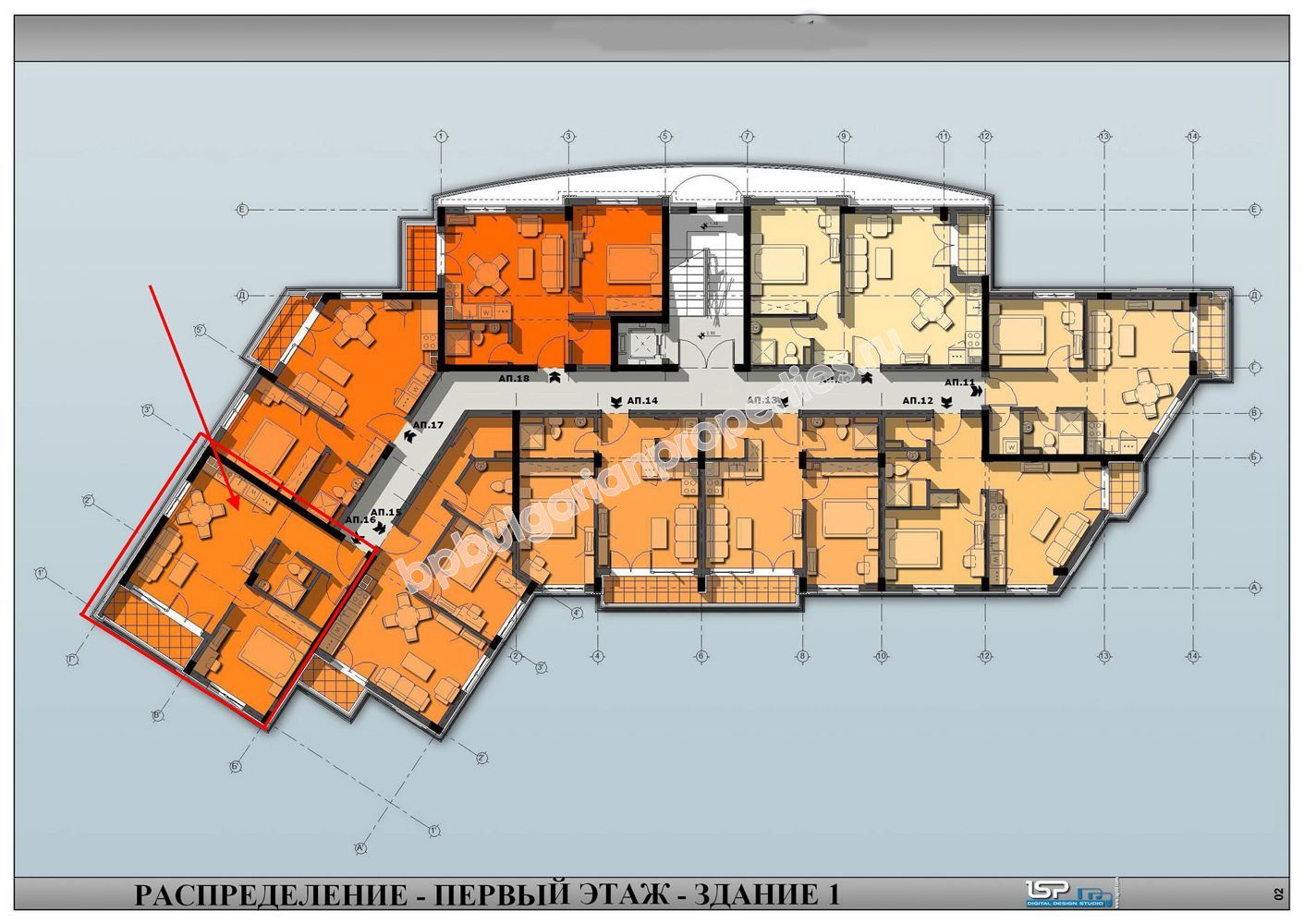 Нов двустаен апартамент без годишна такса поддръжка за продажба в Слънчев Бряг