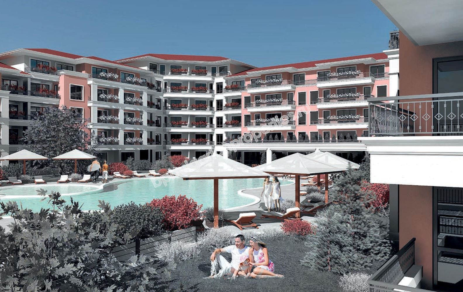 Нов луксозен комплекс на втора линия в Свети Влас