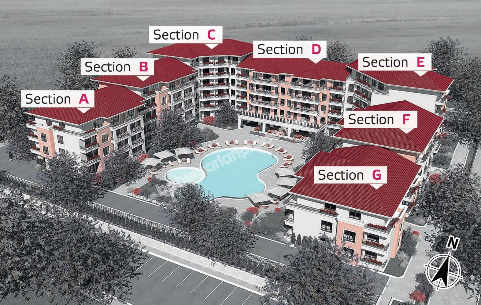 Нов луксозен комплекс на втора линия в Свети Влас