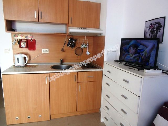 Евтино мебелирано студио за продажба в курорта Слънчев Бряг