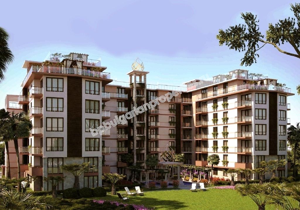 Едноспален мебелиран апартамент за продажба в елитен комплекс в курорта Слънчев Бряг