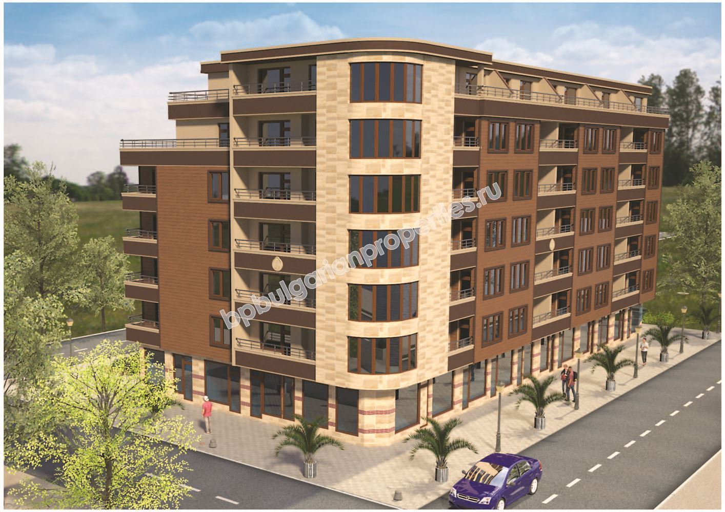 Имоти в нова жилищна сграда в старата част на Поморие