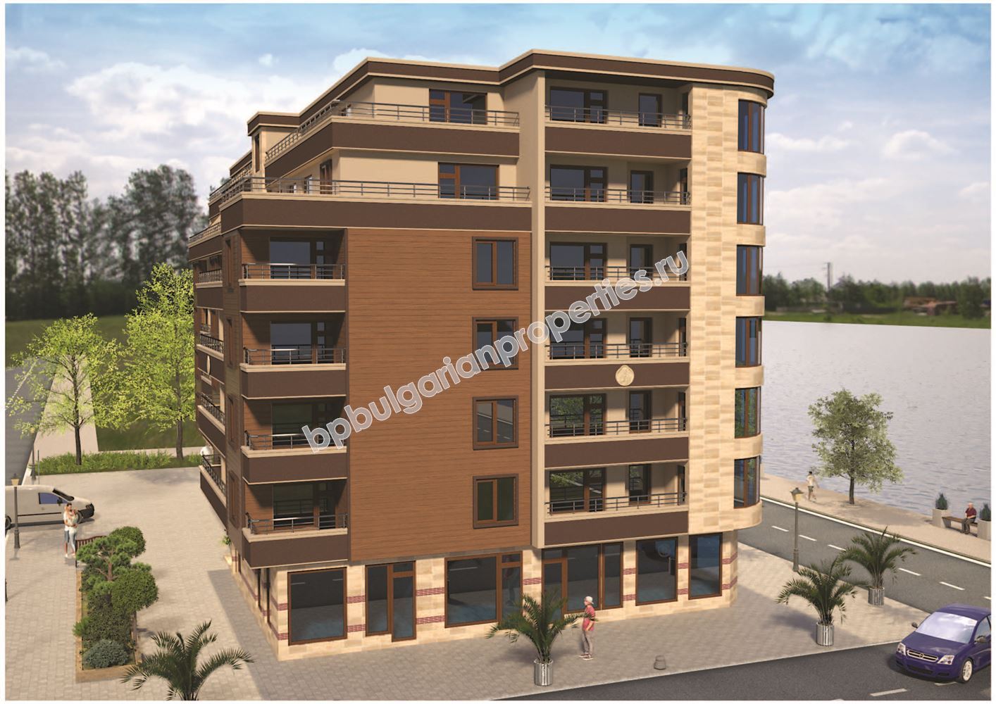 Имоти в нова жилищна сграда в старата част на Поморие