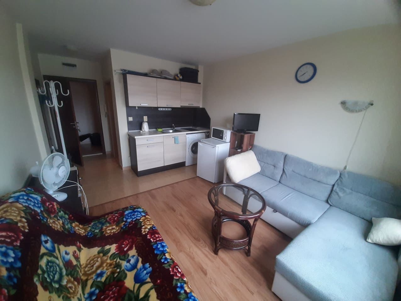 Обзаведено студио в затворен комплекс в централна част на Слънчев Бряг