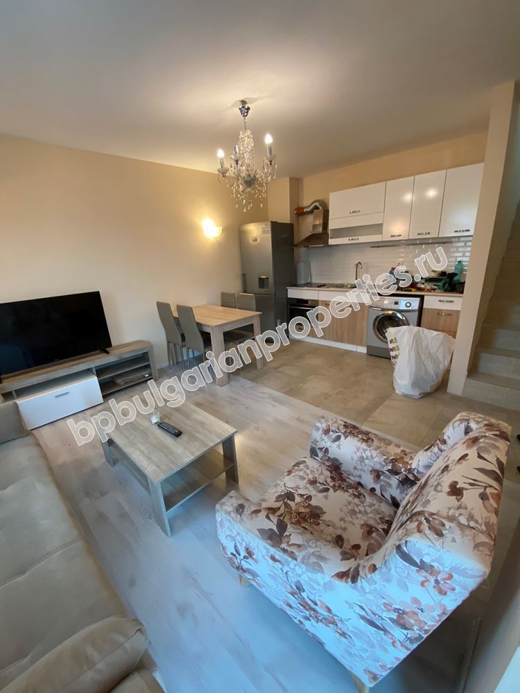 Обзаведен мезонет с една спалня в нов квартал на Несебър