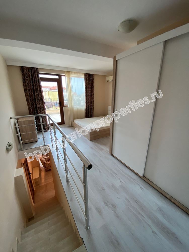 Обзаведен мезонет с една спалня в нов квартал на Несебър