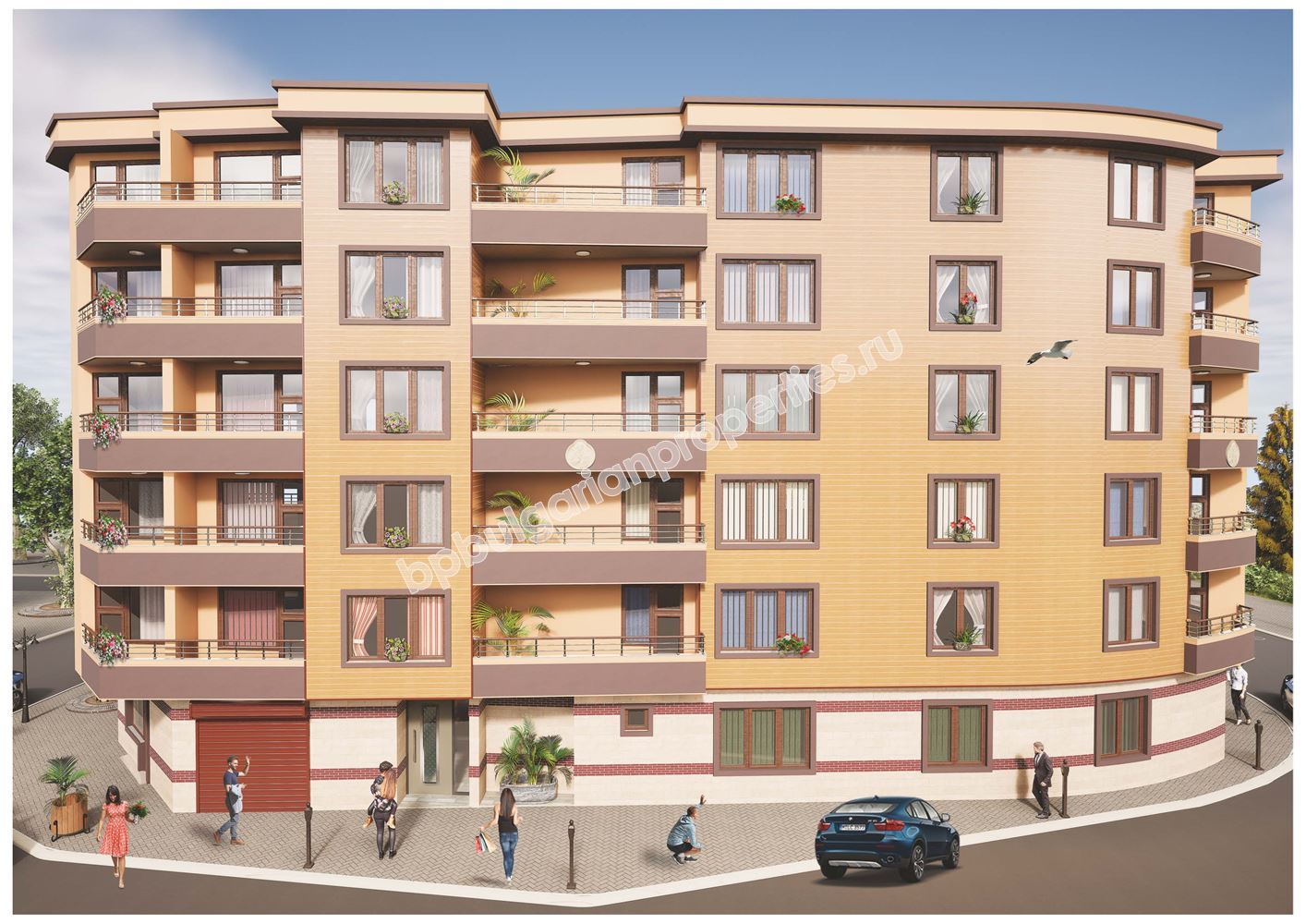 Апартаменти в нова жилищна сграда в Поморие, Стария град