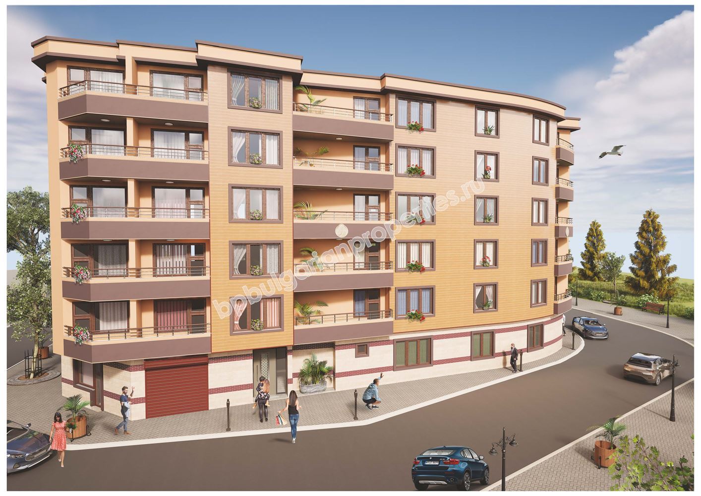 Апартаменти в нова жилищна сграда в Поморие, Стария град