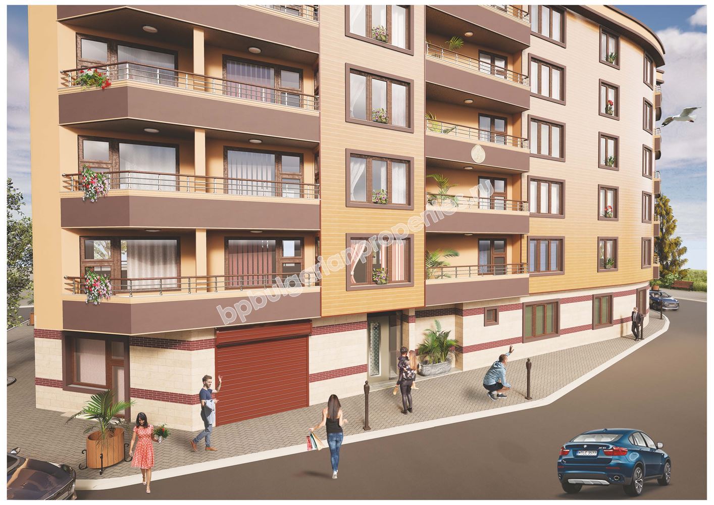 Апартаменти в нова жилищна сграда в Поморие, Стария град