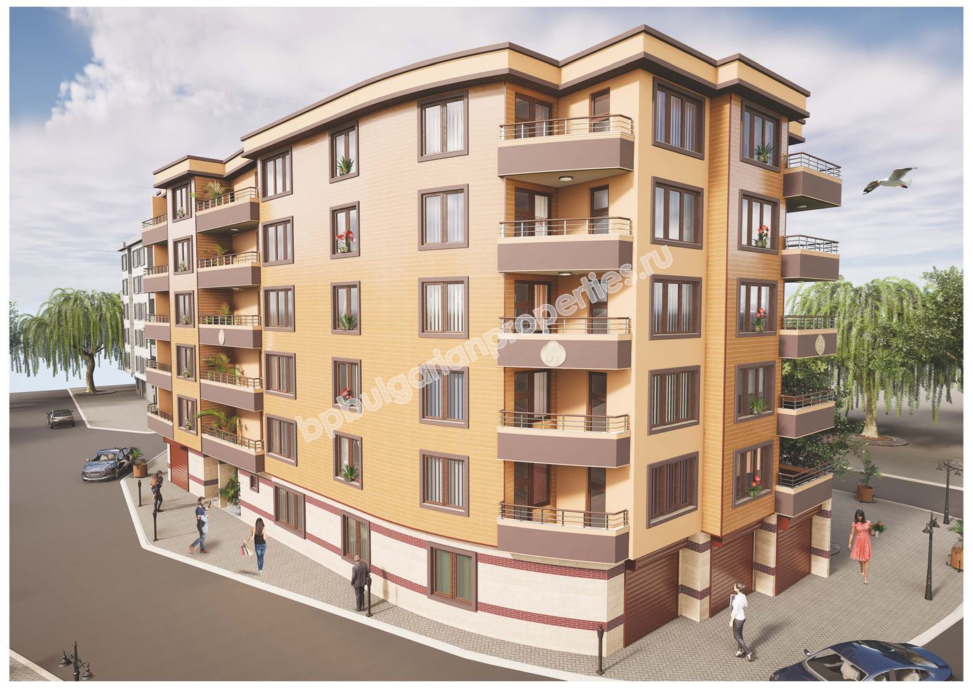 Апартаменти в нова жилищна сграда в Поморие, Стария град