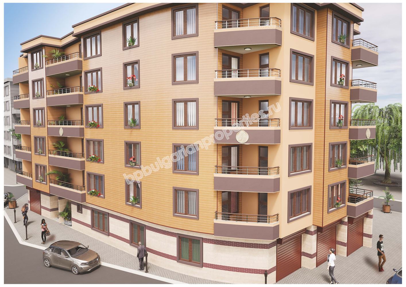 Апартаменти в нова жилищна сграда в Поморие, Стария град