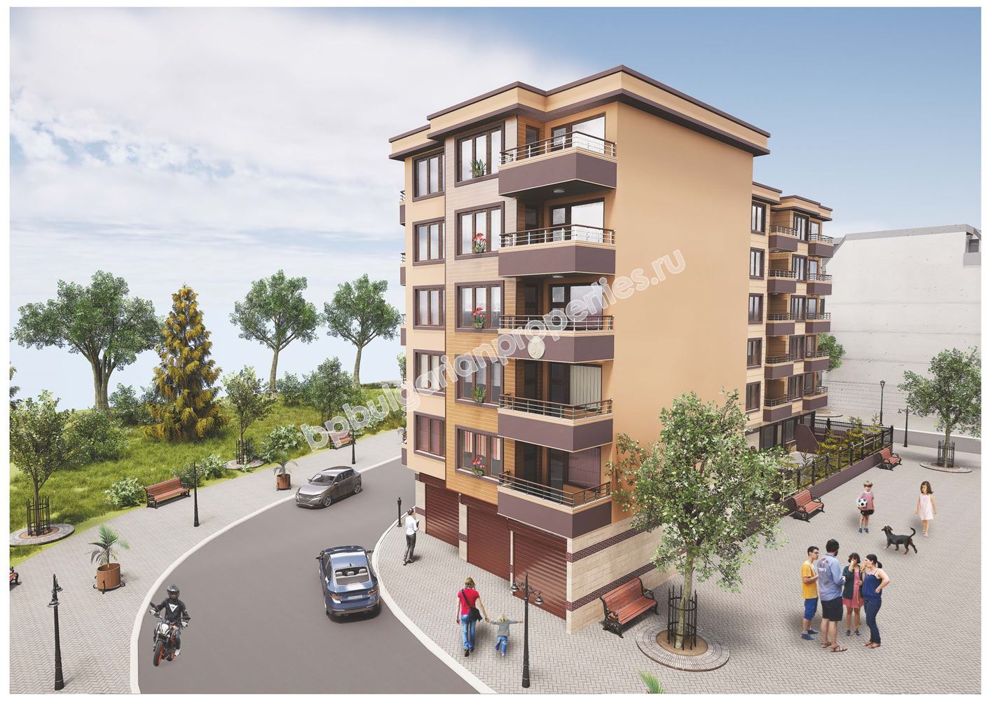 Апартаменти в нова жилищна сграда в Поморие, Стария град