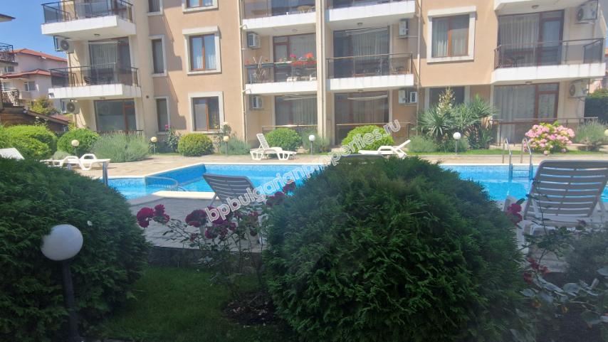 Обзаведен двустаен апартамент в комплекс с басейн в Равда Обзаведен двустаен апартамент в комплекс с басейн в Равда