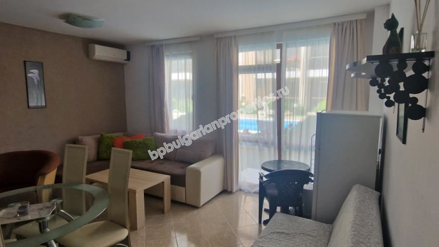 Обзаведен двустаен апартамент в комплекс с басейн в Равда Обзаведен двустаен апартамент в комплекс с басейн в Равда