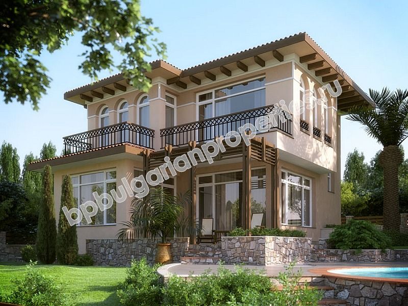 Луксозни къщи по поръчка в комплекс Sunset Villas, недалеч от к.к. Слънчев бряг