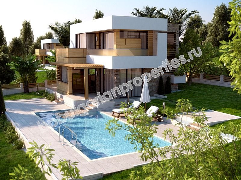 Луксозни къщи по поръчка в комплекс Sunset Villas, недалеч от к.к. Слънчев бряг