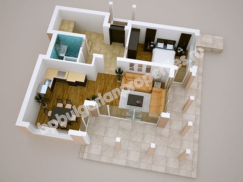 Луксозни къщи по поръчка в комплекс Sunset Villas, недалеч от к.к. Слънчев бряг