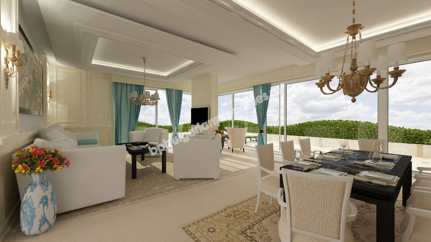 Апартаменти в нова жилищна резиденция в град Бургас, в непосредствена близост до плажа